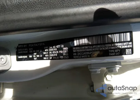 2018 Jeep Renegade Limited Fwd from USA, damaged, VIN ZACCJADB9JPG98356